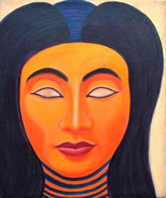 * séries-graffiti-art* le printemps des femmes égyptiennes * Néfertiti-Tahrir* souffle d'elle....