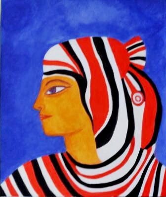 * séries graffiti-art* les printemps des femmes égyptiennes * Néfertiti-Tahrir*